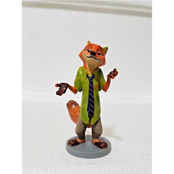 Zootopia Mr. Big Nick Wilde Disney  Figure Collectible Toy Fox Collection - Picture 1 of 8